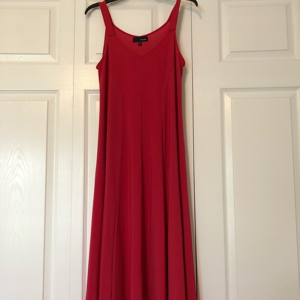 Sun Kim Fuchsia Evening Dress